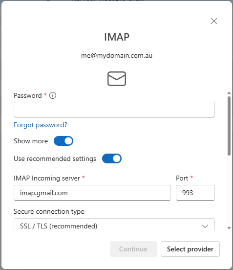 2025 gmail outlook domain setup4B